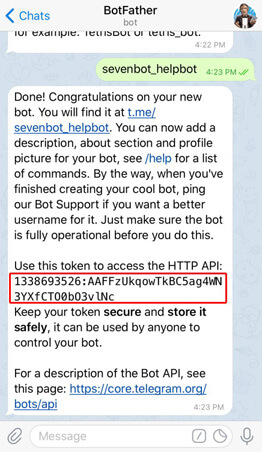 دریافت توکن ربات تلگرام از بات فادر + معنی توکن ربات چیست